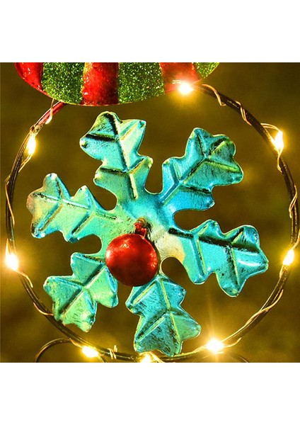 Noel Dekorasyon Aydınlık Ev Açık Tatil Parti Süslemeleri Güneş Kar Tanesi Demir Fiş Işıkları B (Yurt Dışından) fırsatları