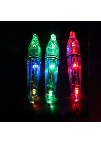 3 Adet Su Geçirmez Balıkçılık Işıkları Yanıp Sönen LED Mini Derin Damla Sualtı Işıkları Balık Cazibesi Balık Işığı, Renkli (Yurt Dışından) fırsatları