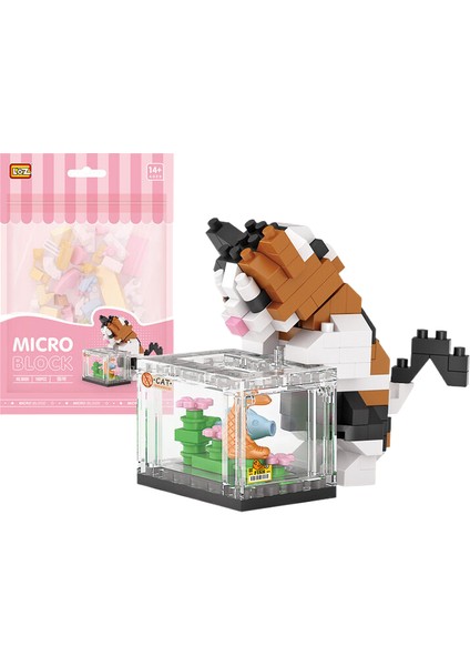 Loz Mini Kedi Çocuk Oyuncak Yapım Seti 160 Parça (Yurt Dışından)