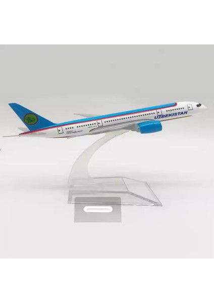 Özbek Havayolları 16CM Alaşım Uçak Modeli (Yurt Dışından)