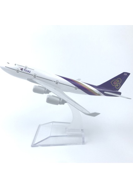 Tayland Boeing 747 16CM Alaşım Uçak Modeli (Yurt Dışından)