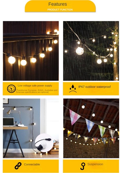 LED G50 Dize Işıklar Açık Noel Çelenk Dekorasyon Için Işık Peri Ampul Düğün Lambası Bahçe Için (Yurt Dışından) fırsatları