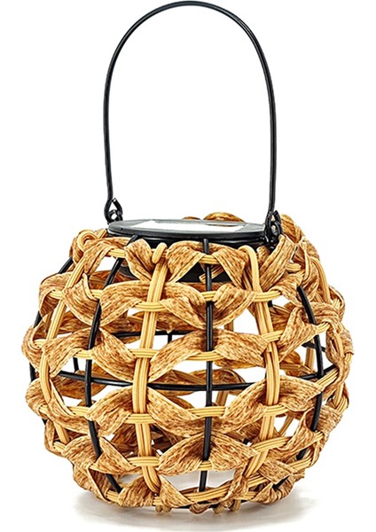 Güneş Rattan Işık, Saplı Dokuma Dış Mekan Güneş Feneri, Su Geçirmez LED Sarkıt, Çim Teras, Avlu, Sundurma (Yurt Dışından) fiyatları