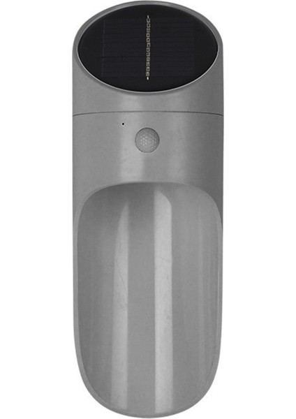 Güneş Enerjili Dış Duvar Işığı ve Hareket Sensörü Açık Bahçe Işığı IP65 Su Geçirmez Üç Mod (Gri Kabuk Beyaz Işık) (Yurt Dışından)