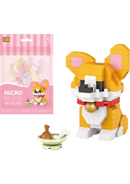 Loz Mini Corgi Çocuk Oyuncak Yapımı Seti 160 Parça (Yurt Dışından)