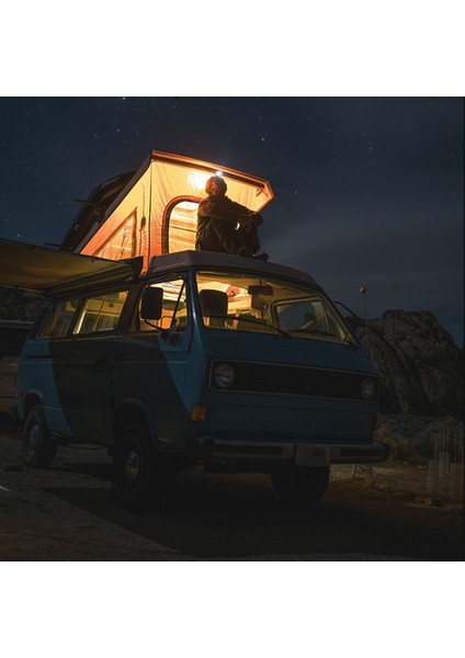 Cob Far LED Algılama Kırmızı Işık Balıkçılık Far Mini USB Far Dahili Pil Çok Fonksiyonlu Hafif (Yurt Dışından)