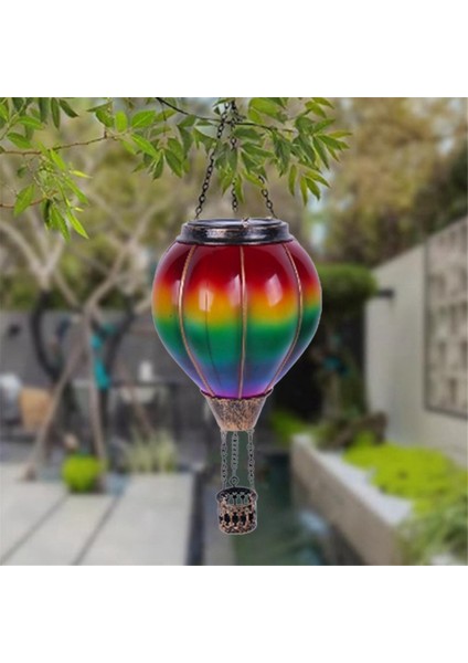 Sıcak Hava Balonu Güneş Fener Işıkları Bahçe Avlu Veranda Veranda Dekoru Için Açık Hava Asılı Güneş Feneri (Yurt Dışından) fırsatları