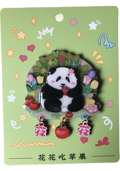 Panda Buzdolabı Çıkartmaları Ev Aksesuarları Arkadaşlar Için Hediyelik Eşya (Yurt Dışından)