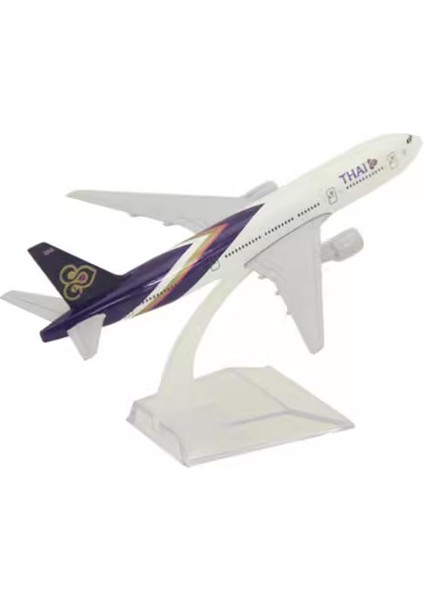 Thai Airways Boeing 777 16CM Alaşım Uçak Modeli (Yurt Dışından)