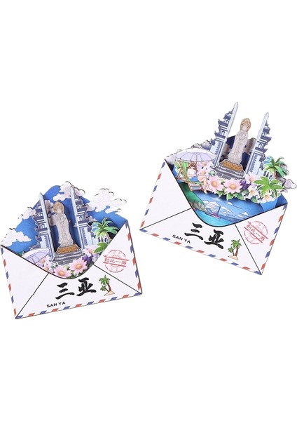 Seyahat Hediyelik Eşyaları Buzdolabı Çıkartmaları Hediyeler 3D Stereoskopik Turistik Hediyelik Eşyalar (Yurt Dışından)
