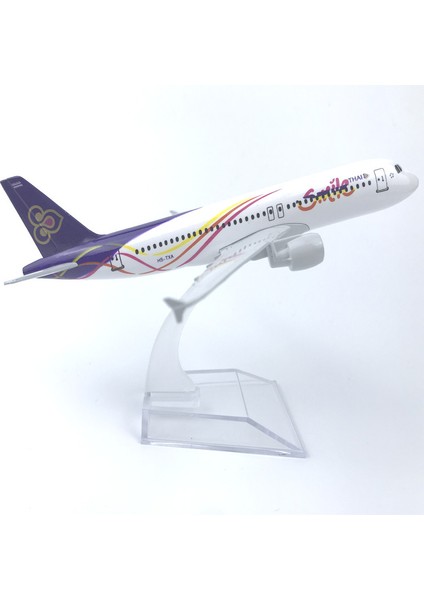 Thai Smile Airways 16CM Alaşım Uçak Modeli (Yurt Dışından)
