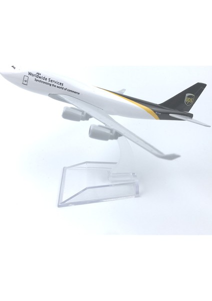 Ups Boeing 747 Nakliye Uçağı 16CM Alaşım Uçak Modeli (Yurt Dışından) modelleri
