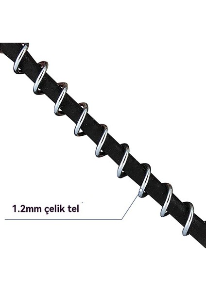 Açık Tırmanma Taşınabilir Hafif Demir Zincir Kaymaz Ayakkabı Kılıfı (Yurt Dışından)