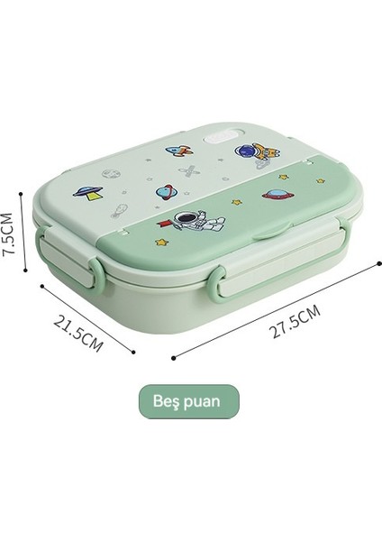 316 Paslanmaz Çelik Beş Izgara Taşınabilir Isı Yalıtımlı Öğle Yemeği Kutusu (Yurt Dışından) indirimleri