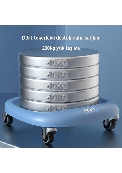 Evrensel Profesyonel Sessiz Tekerlek Karın Egzersiz (Yurt Dışından)