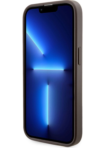 Apple iPhone 15 Pro Kılıf Guess Lisanslı Magsafe Şarj Özellikli 4g Şerit Tasarımlı Printed Kahverengi fırsatları