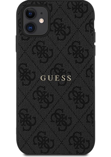 iPhone 11 Kılıf Guess Orjinal Lisanslı 4g Magsafe Uyumlu Desen Yazı Logolu Kapak Siyah fiyatları
