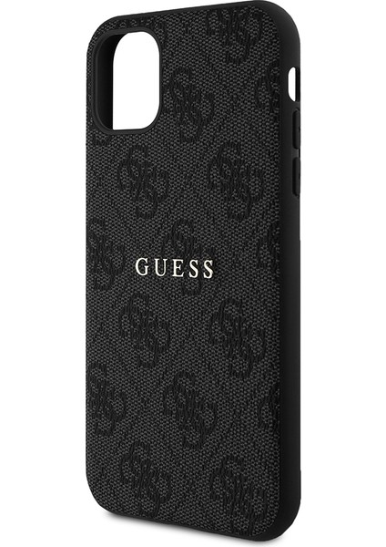 iPhone 11 Kılıf Guess Orjinal Lisanslı 4g Magsafe Uyumlu Desen Yazı Logolu Kapak Siyah fırsatları