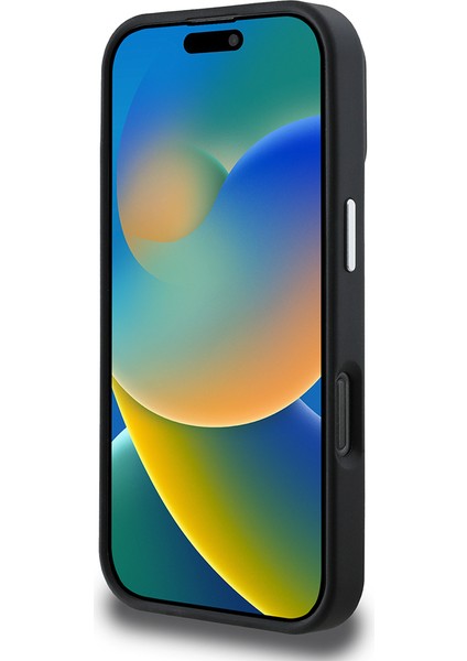 Apple iPhone 16 Pro Max Kılıf Guess Orjinal Lisanslı Magsafe Şarj Özellikli Grained Triangle Kapak Siyah fırsatları