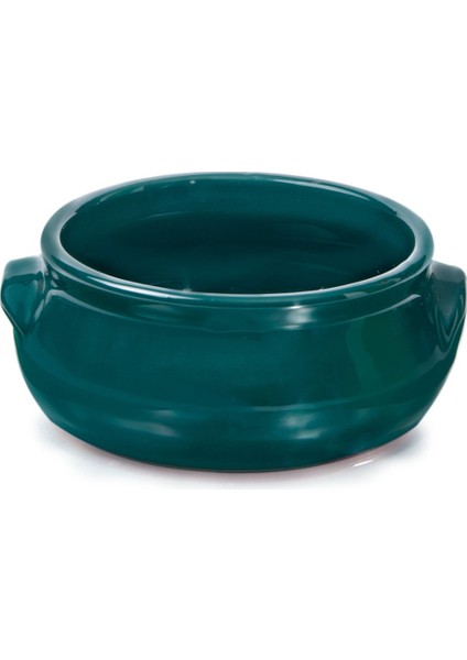 Tam Sırlı Kulplu Kase 13CM