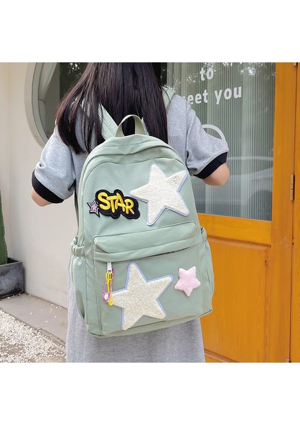 Büyük Kapasiteli Moda Sevimli Yıldız Sırt Çantası (Yurt Dışından) modelleri