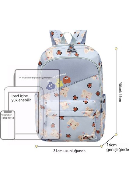 Yun Zhilian Tatlı Büyük Kapasiteli Sırt Çantası (Yurt Dışından) modelleri