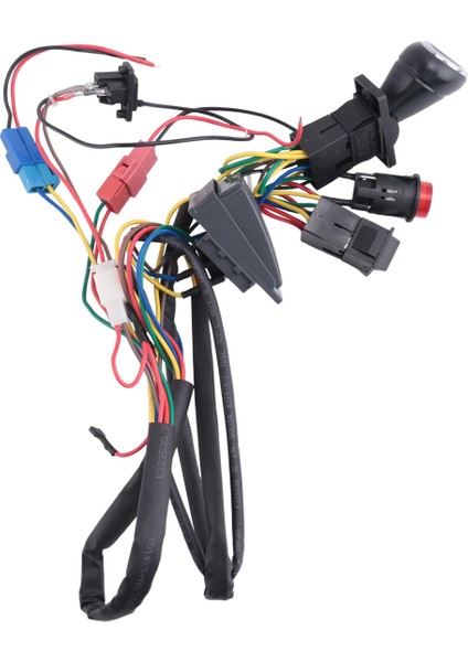 Çocuk Elektrikli Araba Dıy Modifiye Teller ve Anahtar Seti, Çocuk Elektrikli Araba 4WD Binilebilir Oyuncak Aksesuarları Tek Hat (Yurt Dışından)