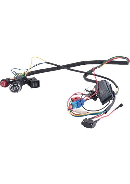 Çocuk Elektrikli Araba Dıy Modifiye Teller ve Anahtar Seti, Çocuk Elektrikli Araba 4WD Binilebilir Oyuncak Aksesuarları Tek Hat (Yurt Dışından)