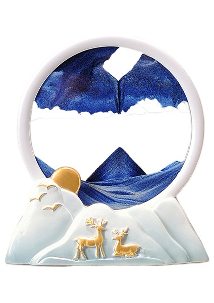 Şanslı Geyik Bataklık Boyama Ev Dekor (Yurt Dışından)