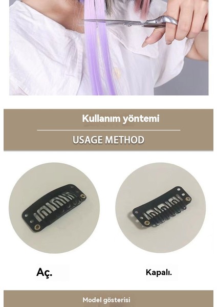 Kadın Renkli Saç Filmi Asılı Kulak Boyama (Yurt Dışından) indirimleri