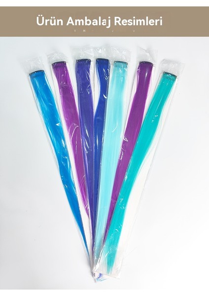 Kadın Renkli Saç Filmi Asılı Kulak Boyama (Yurt Dışından) modelleri