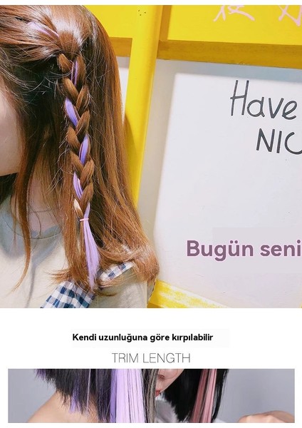 Kadın Renkli Saç Filmi Asılı Kulak Boyama (Yurt Dışından) fırsatları