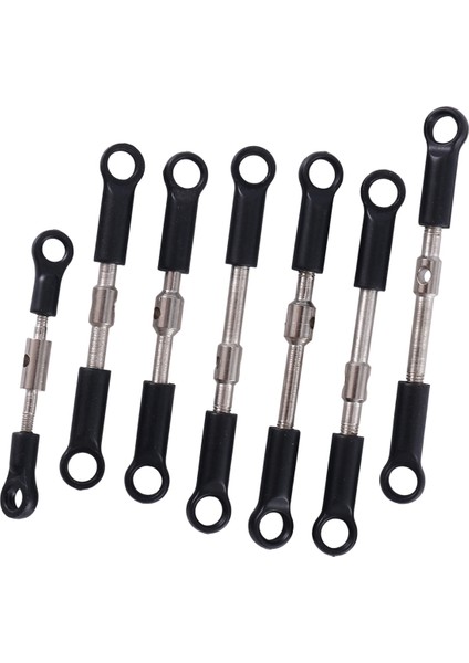 7 Adet Ön Arka Bağlantı Çubuğu Bağlantı Servo Bağlantı Çubuğu Seti Wltoys 144001 144010 124016 124017 124019 Rc Araba Yedek Parçaları (Yurt Dışından)
