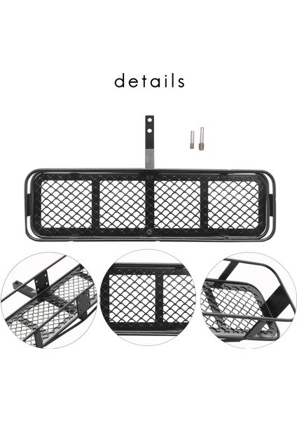 Metal Arka Tampon Arka Bağlantı Taşıyıcısı 1/10 Rc Paletli Eksenel SCX10 90046 SCX10 Iıı AXI03007 Traxxas Trx4 D90 Tf2 (Yurt Dışından)