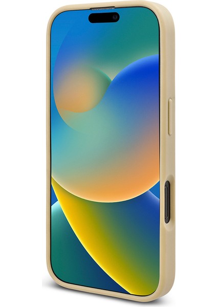 Apple iPhone 16 Pro Kılıf Guess Orjinal Lisanslı Üçgen Logolu Taşlı Kapak Gold fırsatları