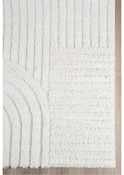 Northvay Bukleli Yumuşak Peluş Post Iskandinav Oturma Odası Salon Halısı 68109