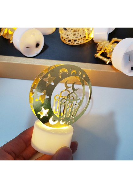 LED Mum Işığı Sihirli Lamba Yağ Lambası Kale Gece Işığı (Yurt Dışından)