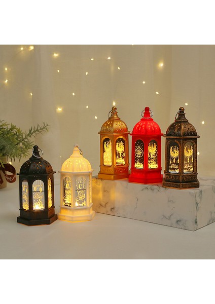 Basit Vintage Rüzgar Lambası Kale Mum Dekorasyon Sahne (Yurt Dışından)