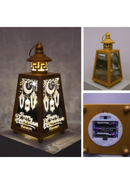 LED Ferforje Demir Lamba Rüzgar Lambası Ev Işık Dekorasyon (Yurt Dışından)