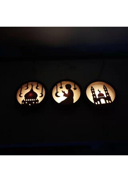 Rasa Ahşap Ürünleri LED Dekoratif Işıklar Atmosfer Festival Ahşap Kolye (Yurt Dışından) fiyatları