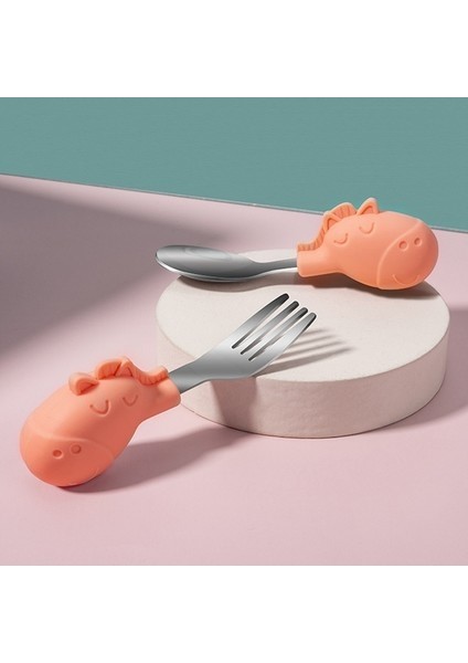 2 Takım Bebek Eğitim Yemek Kaşığı (Yurt Dışından)