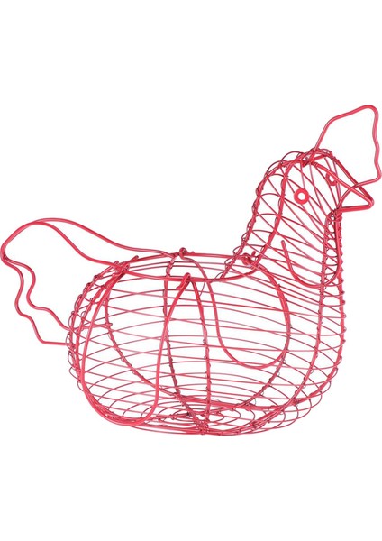 Yumurta Depolama Sepeti Tavuk Şekilli Aperatif Meyve Yumurta Sepeti Kulplu Yumurta (Yurt Dışından)