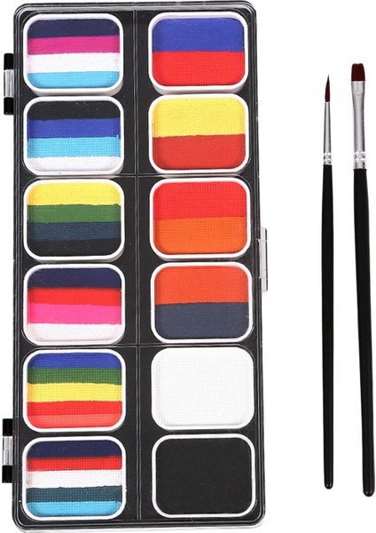 Yüz Boyası, Yağlı Palet, , 12 , Su Bazlı (Yurt Dışından)