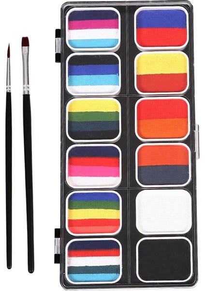 Yüz Boyası, Yağlı Palet, , 12 , Su Bazlı (Yurt Dışından) indirimleri