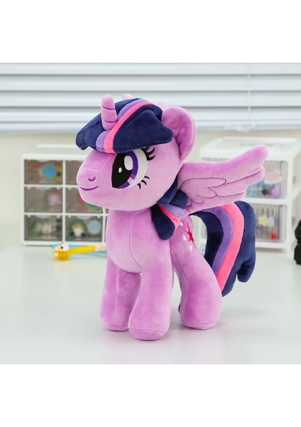 Karikatür Gökkuşağı Midilli Paulie Unicorn Peluş Oyuncaklar Çocuk Doğum Günü Hediyesi Bebek Parti Oyuncakları Yükseklik 400MM (Yurt Dışından)