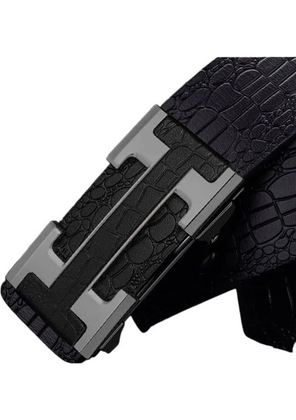 Erkek Kemeri Dişsiz Otomatik Tokalı Kemer Genç ve Orta Yaşlı Gündelik Kemer (Yurt Dışından)