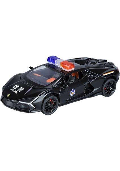 1:321:32 Lamborghini Yeni Büyük Boğa Polis Arabası Alaşımlı Araba Modeli (Yurt Dışından)