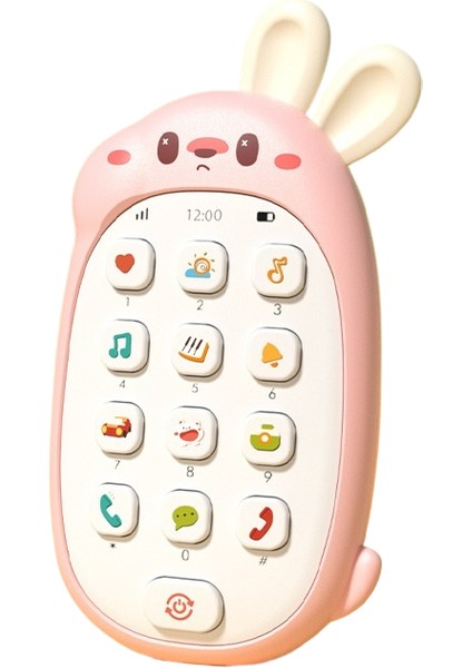 Bebek Oyuncakları Cep Telefonu Bebek Bulmaca Erken Eğitim 6-12 Ay Çocuk Müzik Telefonu Erken Eğitim Oyuncakları Isırabilir (Yurt Dışından)
