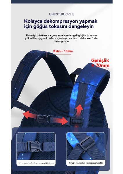 Yeni Ilkokul Çantası, Büyük Kapasiteli Çocuk Çantası, Üçüncü Ila Altıncı Sınıf Öğrenci Sırt (Yurt Dışından)