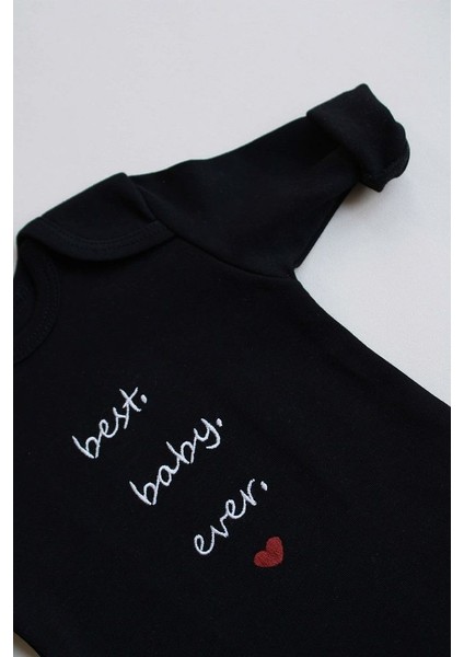 Baby Nakışlı Uzun Kollu Body modelleri